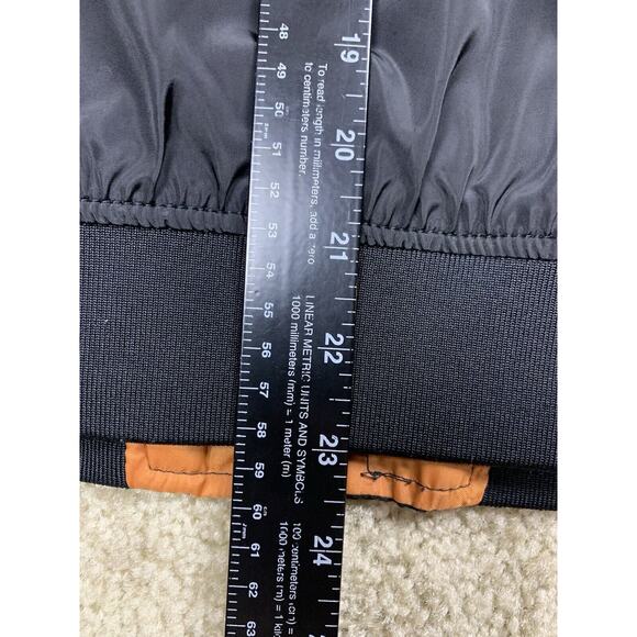 Ci Sono Womens Originals Black Rain Jacket Size S Gold zipper Spring Summer - Picture 7 of 7